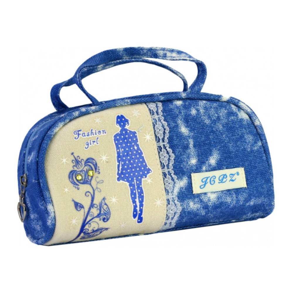 Пенал Cool For School 1 відділення Блакитний (J-2393-blue)