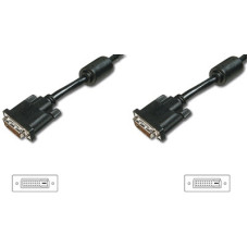 Кабель DIGITUS DVI-D dual link (AM/AM) 2м, чорний