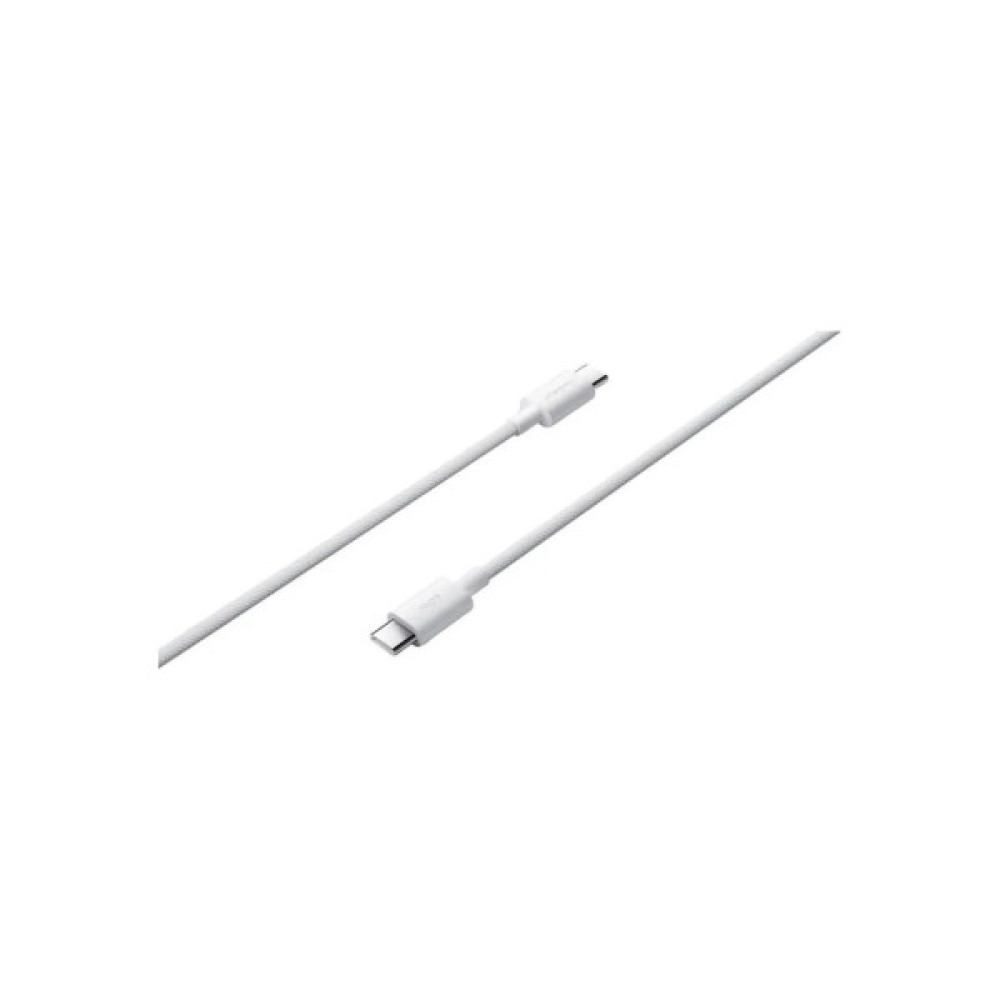 Дата кабель USB-C to USB-C 1.0m 60W 3A braided white Xiaomi (1169401)