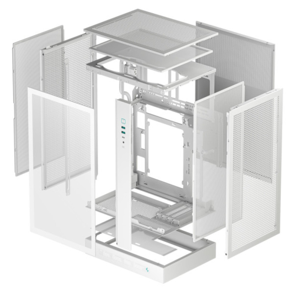 Корпус для ПК Deepcool CH270 Digital White (R-CH270-WHNDM0-G-1)
