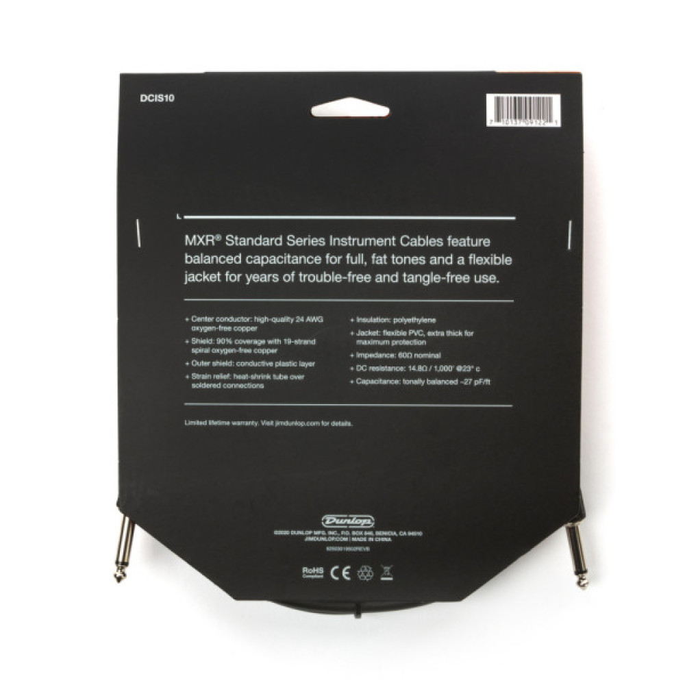 Інструментальний кабель MXR Standard Instrument Cable 3m (DCIS10)