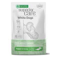 Вологий корм для собак Nature's Protection Superior Care White Dogs Adult Tuna & Sea Bass 70 г (UNINPSC70012) Вологий корм для собак Nature's Protection Superior Care White Dogs Adult Tuna & Sea Bass 70 г (UNINPSC70012)
