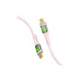 Дата кабель USB-C to USB-C 1.2m 60W PD TransLine-CC pink Promate (transline-cc.pink) Дата кабель USB-C to USB-C 1.2m 60W PD TransLine-CC pink Promate (transline-cc.pink)