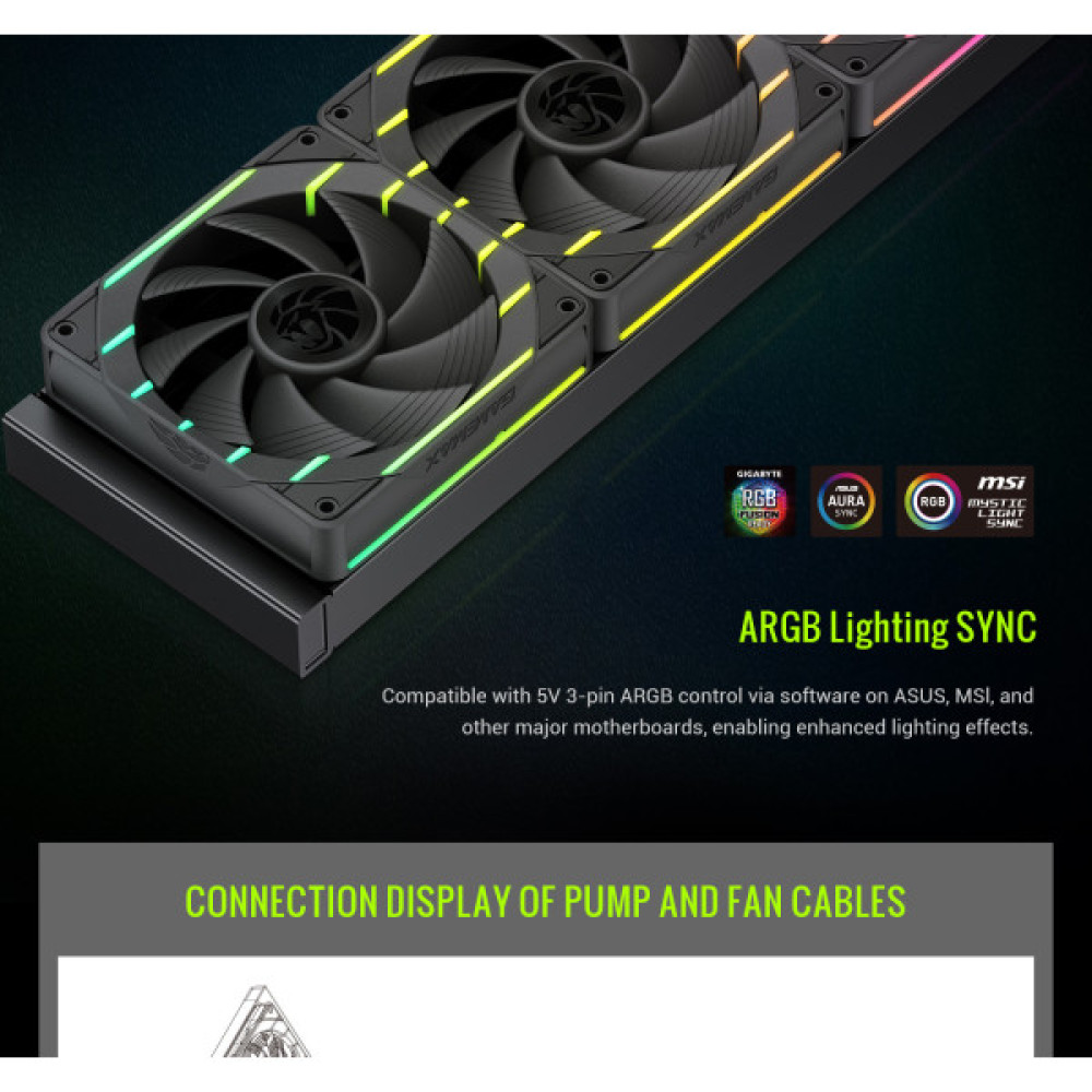 GAMEMAX HAILSTORM 360 BK