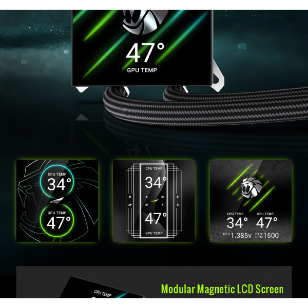 GAMEMAX HAILSTORM 360 BK