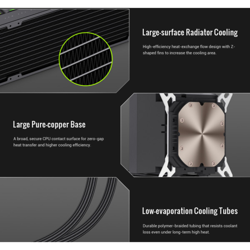 GAMEMAX HAILSTORM 360 BK