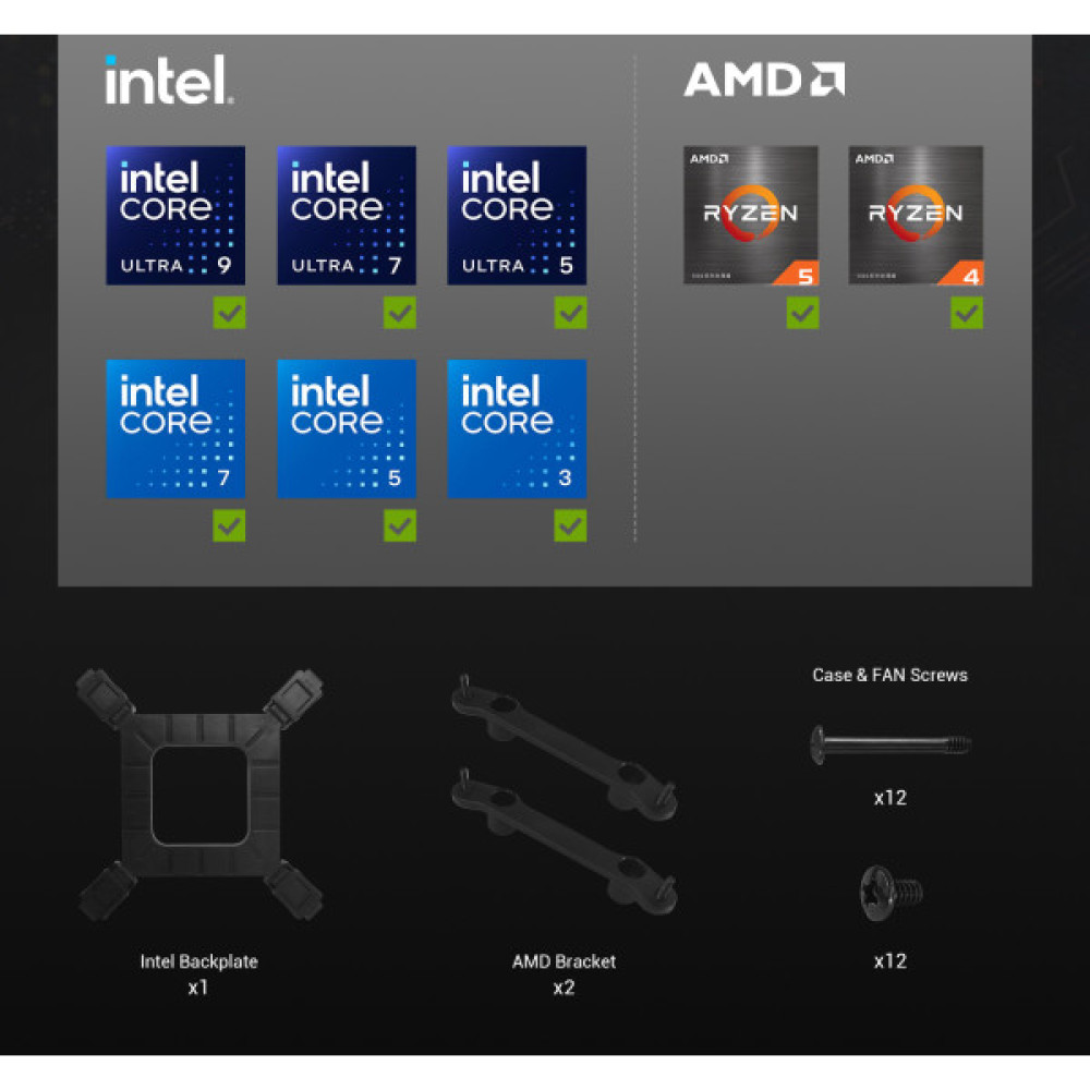GAMEMAX HAILSTORM 360 BK