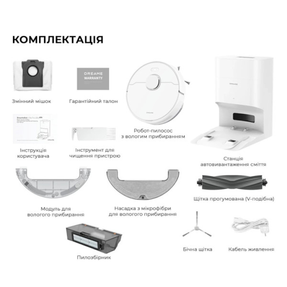 Пилосос Dreame Bot D10 Plus Gen 2 (RLD32GD)