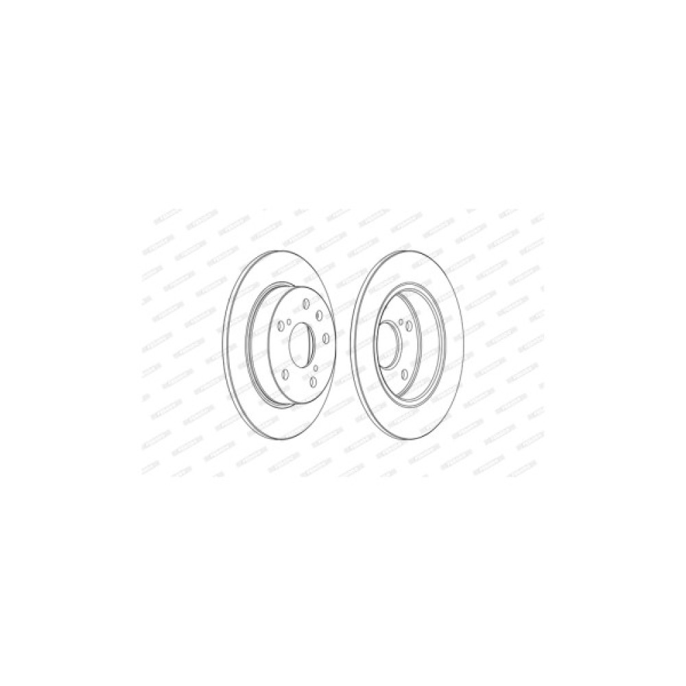 Гальмівний диск FERODO DDF2493C