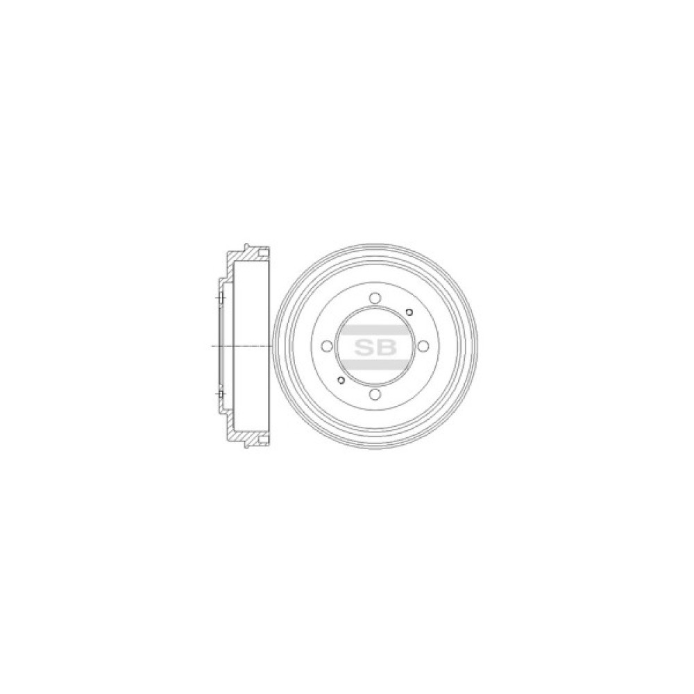 Гальмівний диск HI-Q SD4318
