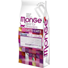 Сухий корм для кішок Monge Cat Sterilised зі смаком курки та лосося 10 кг (8009470005135)