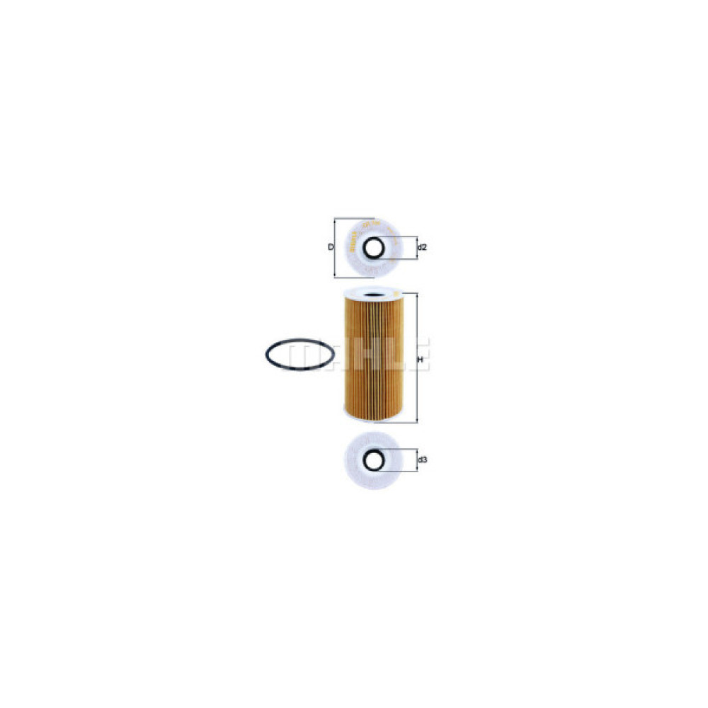 Фільтр масляний KOLBENSCHMIDT OX366DECO