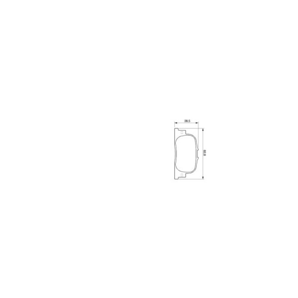 Гальмівні колодки Bosch 0 986 424 730 Гальмівні колодки Bosch 0 986 424 730