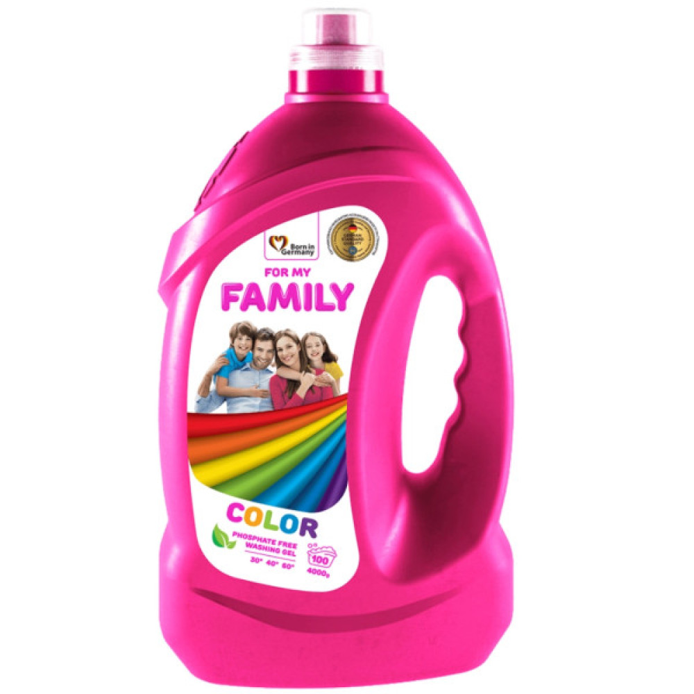 Гель для прання For My Family Для кольорових речей 4 кг (4823128001928)