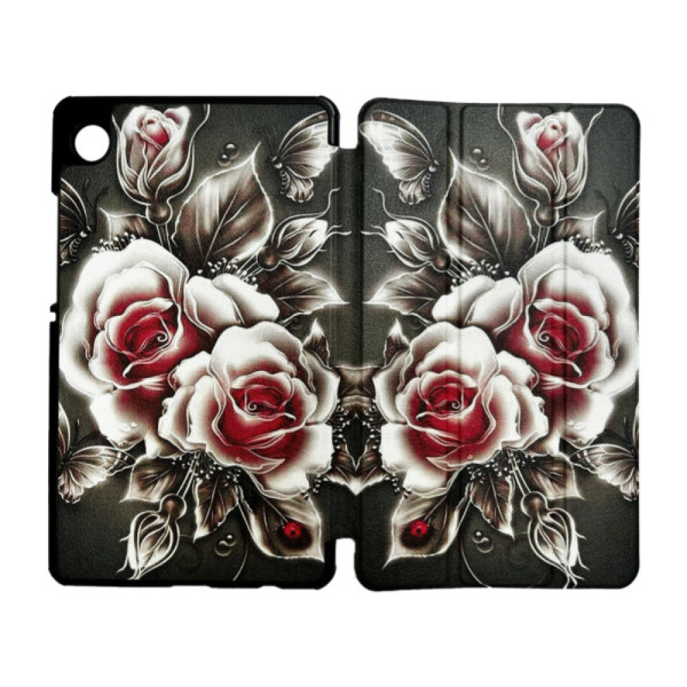 Чохол до планшета BeCover Smart Case Samsung Galaxy Tab A11 Plus SM-X236B 11.0" Black Rose (714013)