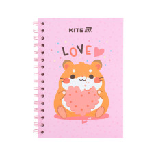 Блокнот Kite на спіралі A5 Cute 3, 80 аркушів, клітинка (K25-1911-3)