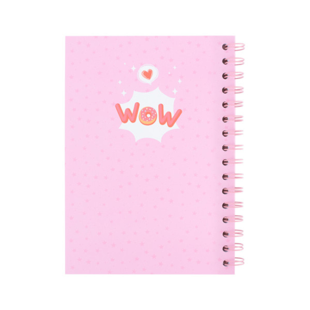 Блокнот Kite на спіралі A5 Cute 3, 80 аркушів, клітинка (K25-1911-3)