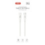 Дата кабель USB-C to USB-C 1.0m 240W white XO (XO-CB-240CC-WH)