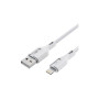 Дата кабель USB 2.0 AM to Lightning 1.0m 2.4A white Choetech (XAL-0003-WH-V2)