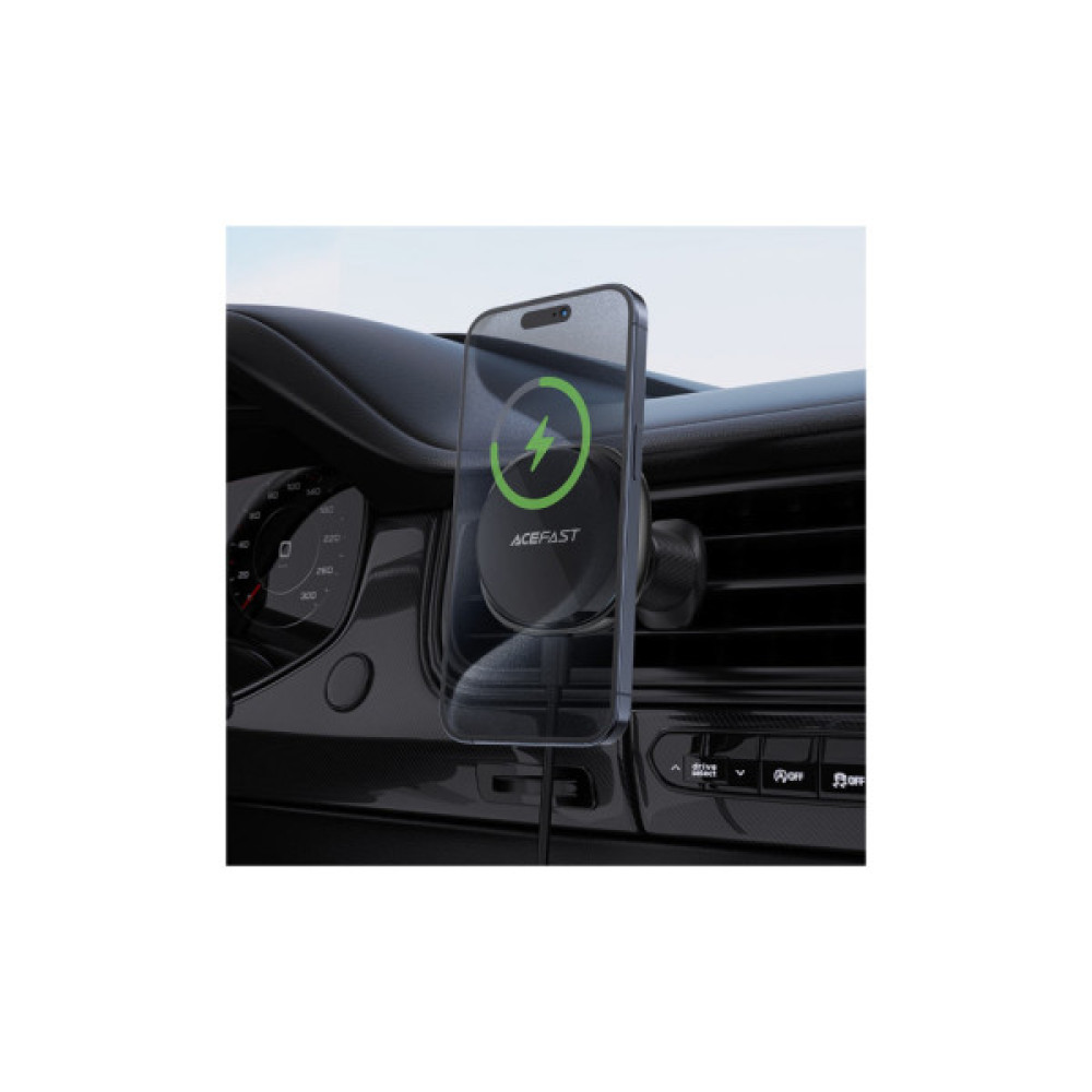 Універсальний автотримач Acefast D31 Magnetic wireless charging (6974316283218)
