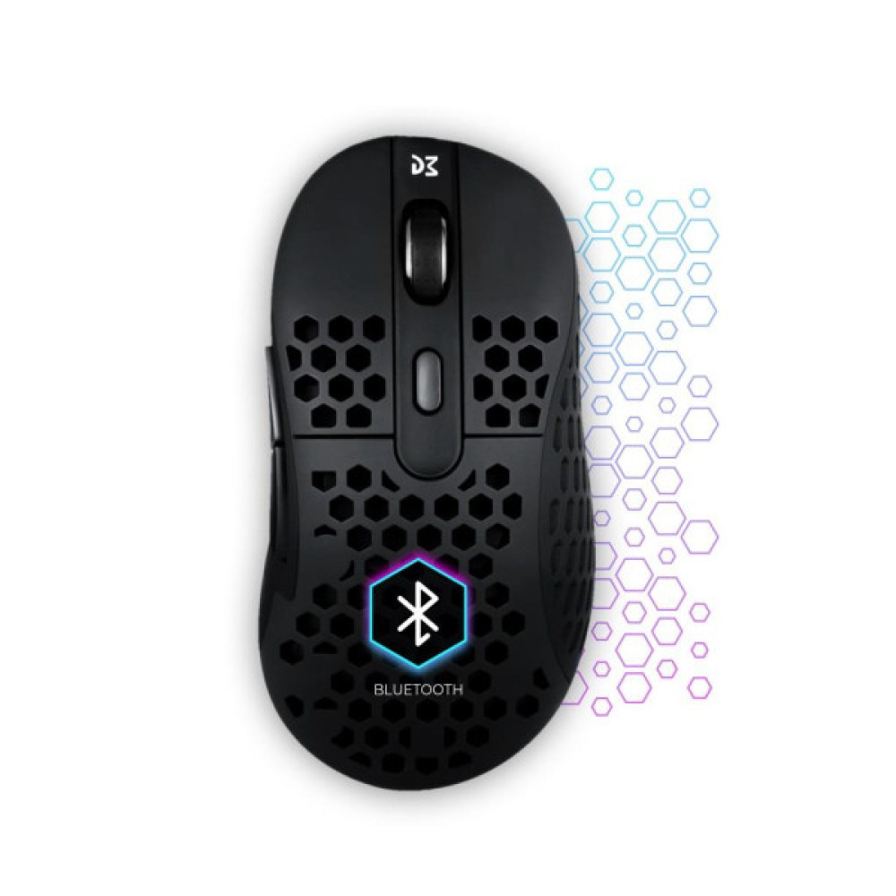 Мишка Dream Machines DM6 Holey Trio Wireless/Bluetooth/USB Black (DM6_HOLEY_TRIO)