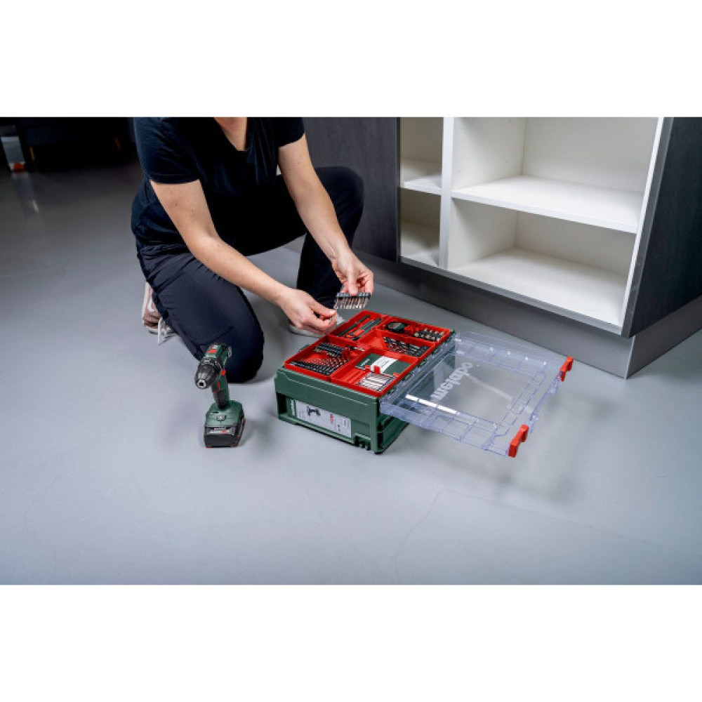 Шурупокрут-дриль акумуляторний Metabo BS 18 Set 18В 2х2А·год 24·48Нм 0-450·0-1600об·хв 1.3кг