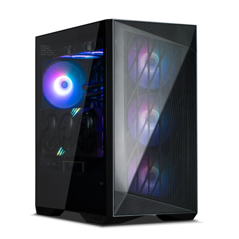 Корпус Zalman Z9 Iceberg MS без БЖ, 2xUSB3.0, 2xUSB2.0, 1xUSB 3.1 Gen2 Type-C, 4x140мм ARGB, VGA 390мм, LCS ready, TG Side Panel, EATX, чорний