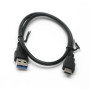 Дата кабель USB 3.0 AM to USB-C 0.5m PowerPlant (KD00AS1253) Дата кабель USB 3.0 AM to USB-C 0.5m PowerPlant (KD00AS1253)