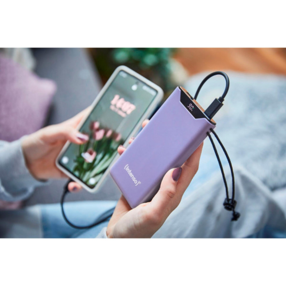 Батарея універсальна Intenso F10000 10000mAh QC3.0 purple (7332033)