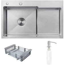 Мийка кухонна Kroner Geburstet-7848LHM (CV030021)