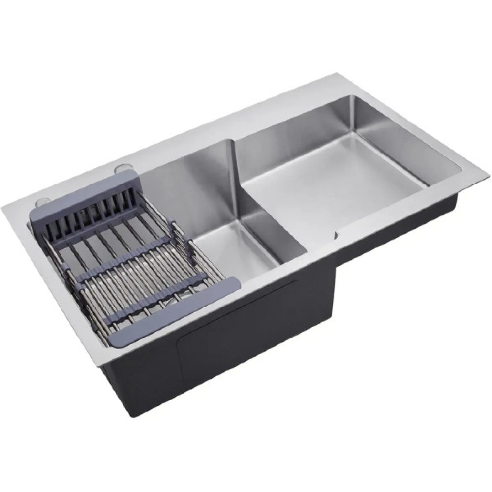 Мийка кухонна Kroner Geburstet-7848LHM (CV030021)