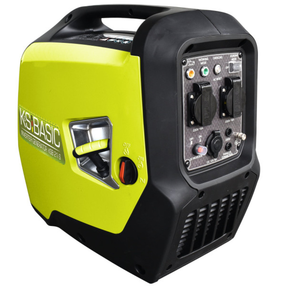 Генератор бензиновий інверторний Konner&Sohnen KSB 21i S, 230В, 2.0кВт, ручний стартер, 21кг
