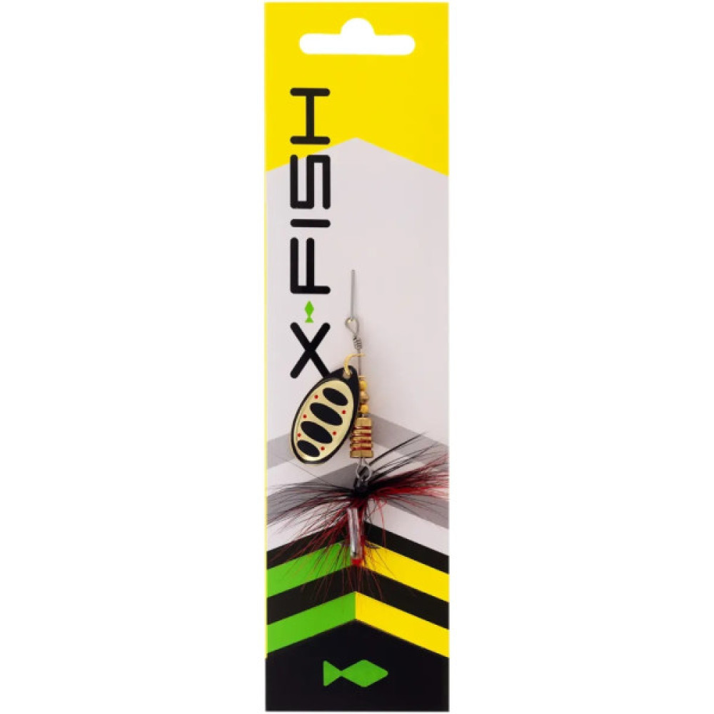 Блешня X-Fish Termite 4.5g 2 Nikel gold (1917.06.88)