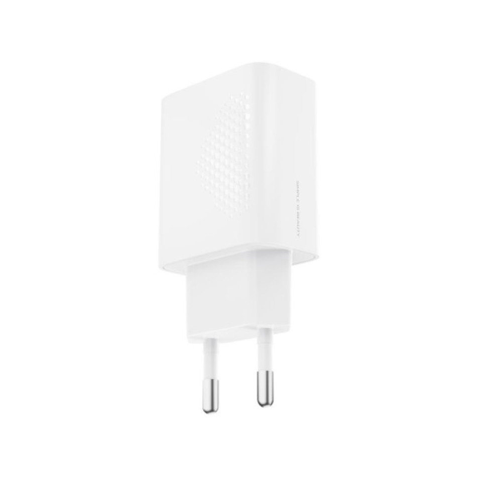 Зарядний пристрій XO QC16U 1xUSB-C PD30W + 1xUSB QC3.0 GaN white (XO-QC16U)