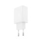 Зарядний пристрій XO QC16U 1xUSB-C PD30W + 1xUSB QC3.0 GaN white (XO-QC16U)
