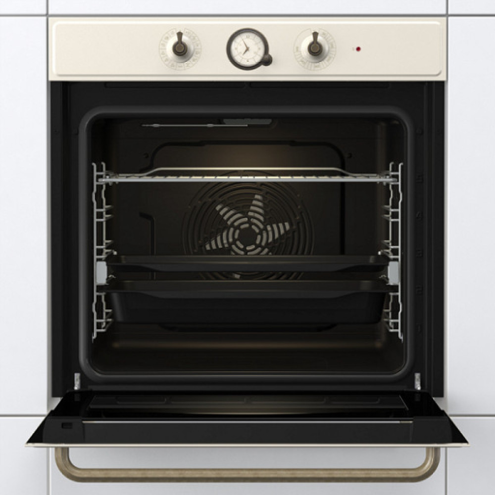Духова шафа Gorenje електрична, 77л, A+, шампань