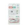 Зарядний пристрій XO 2xUSB 2.4A + cable USB to Micro 5P white (L62-M-WH) Зарядний пристрій XO 2xUSB 2.4A + cable USB to Micro 5P white (L62-M-WH)