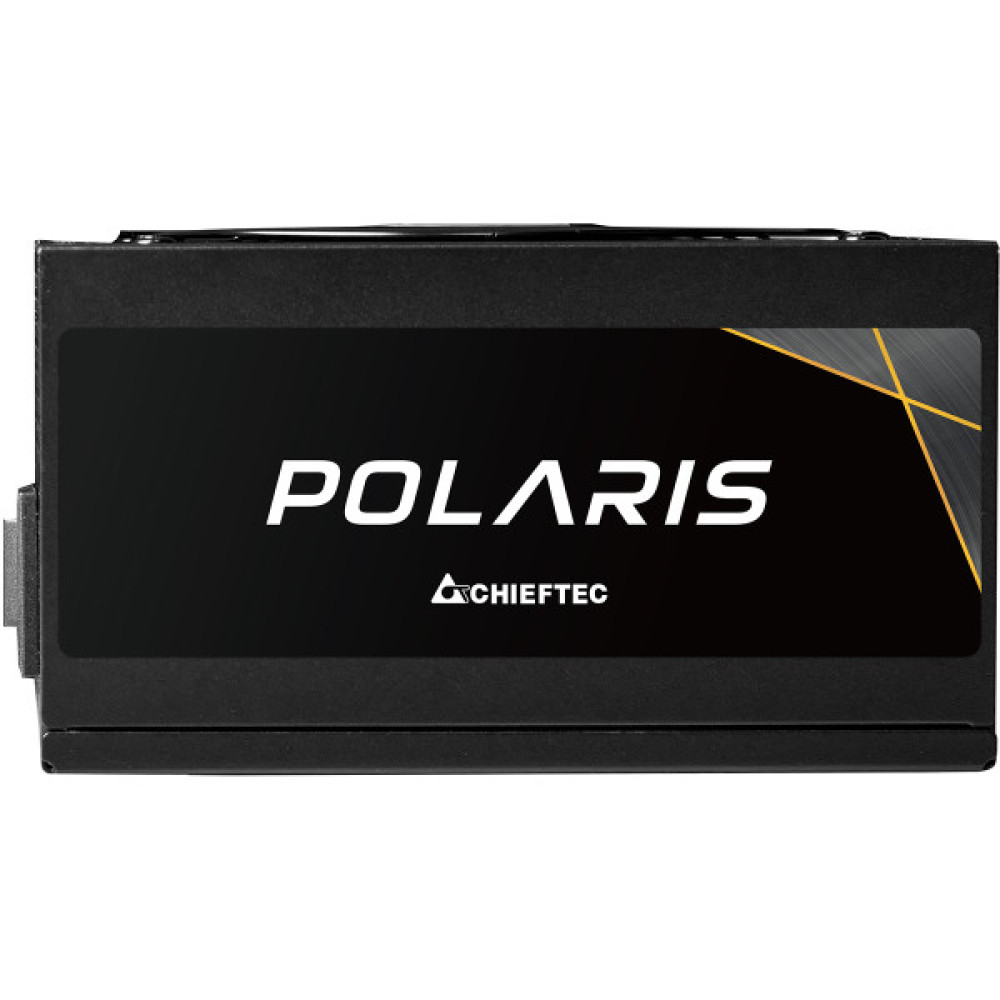 Блок живлення CHIEFTEC Polaris 3.0 (1250W), >90%, 80+ Gold, 135мм FDB, 1xMB 24pin(20+4), 2xCPU 8pin(4+4), 4xMolex, 12xSATA, 4xPCIe 8pin(6+2), 1xPCIe GEN5 16pin, Fully Modular