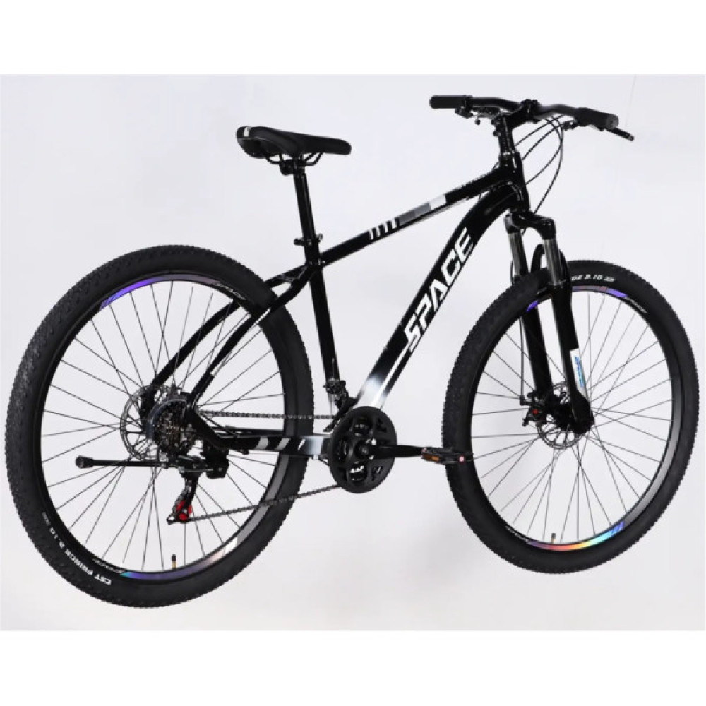 Велосипед Space 29" MERCURY DD FR рама-18" AL 2026 чорно-білий (OPS-SP-29-171)