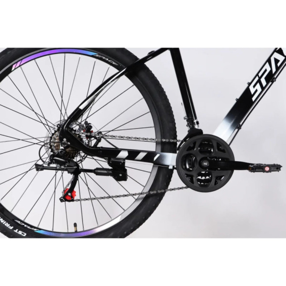 Велосипед Space 29" MERCURY DD FR рама-18" AL 2026 чорно-білий (OPS-SP-29-171)