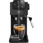 Кавоварка Beko ріжкова 1.1л, мелена, ручний капучинатор, підігрів чашок, авторецептів - 2, дисплей, чорний