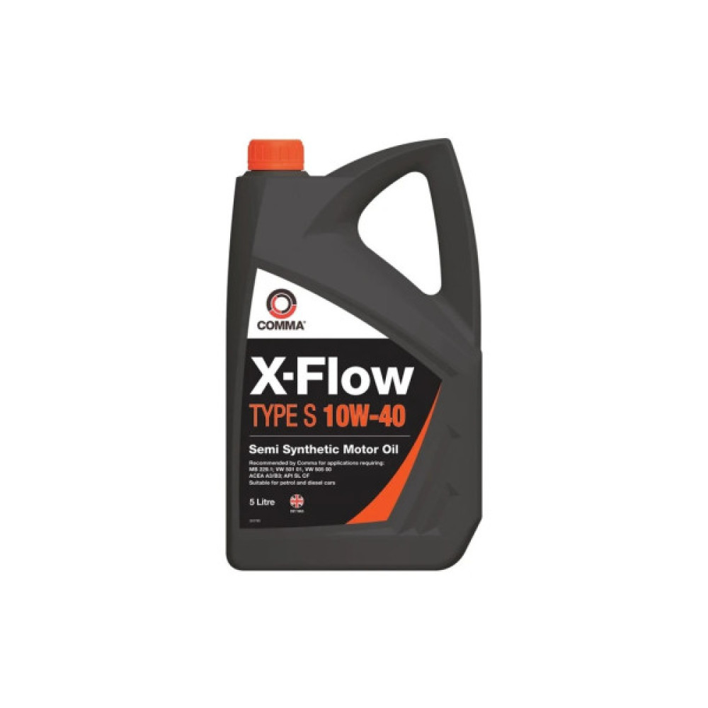 Моторна олива Comma X-FLOW TYPE S 10W-40-5л (XFS5L)