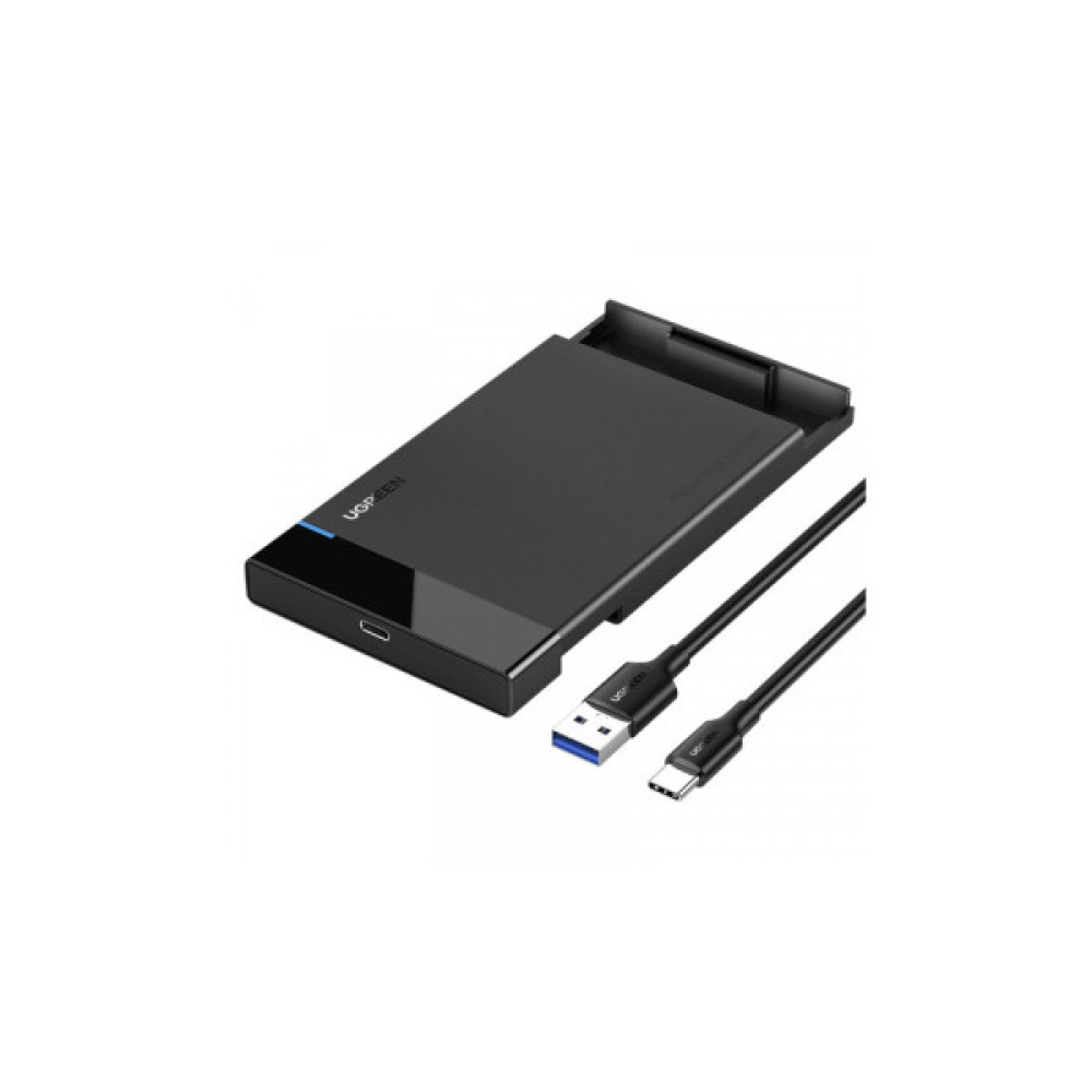 Кишеня зовнішня UGREEN USB 3.1 to 2.5" HDD/SSD US221 black (50743)