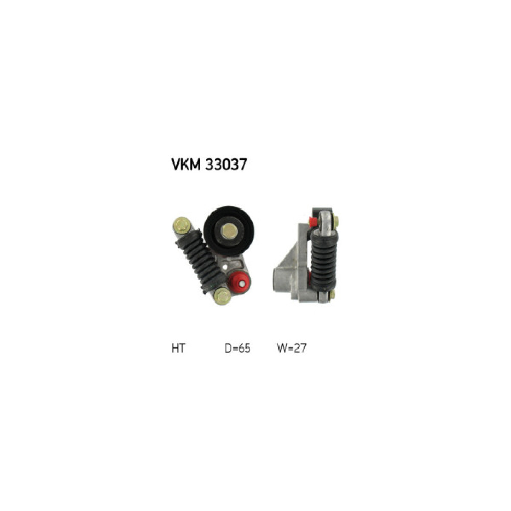 Натягувач ременя з роликом SKF VKM 33037