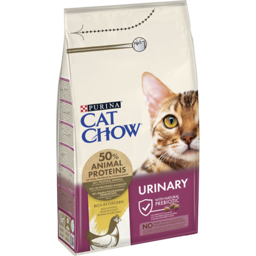 Сухий корм для кішок Purina Cat Chow Urinary Tract Health з куркою 1.5 кг (5997204514387)