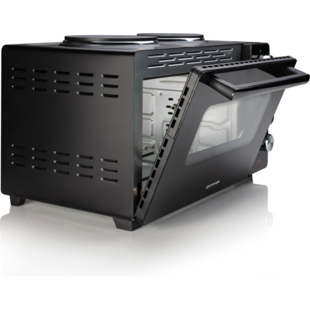 Міні піч Gorenje, 30л, 52x32х40.5см, 2 електричні конф., чорний