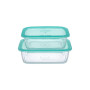 Харчовий контейнер Luminarc Keep'n Box Lagoon набор 2шт прямоуг. 820мл/1220мл (P5506) Харчовий контейнер Luminarc Keep'n Box Lagoon набор 2шт прямоуг. 820мл/1220мл (P5506)