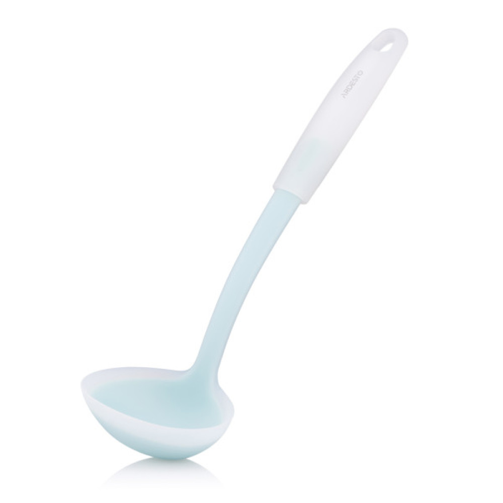 Ополоник Ardesto Fresh, 28.2см, силікон, пластик, блакитний (AR1608B)