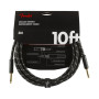 Інструментальний кабель Fender Cable Deluxe Series 10' Black Tweed (228466)