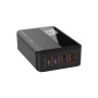 Зарядний пристрій ColorWay Power Delivery GaN (2USB-A + 2USB TYPE-C) (100W) black (CW-CHS041PD-BK) Зарядний пристрій ColorWay Power Delivery GaN (2USB-A + 2USB TYPE-C) (100W) black (CW-CHS041PD-BK)